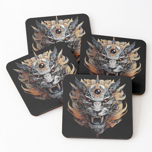 Item preview, Mythic Cyber Tiger With Third Eye Power designed and sold by Daagath.