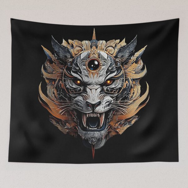 Item preview, Mythic Cyber Tiger With Third Eye Power designed and sold by Daagath.