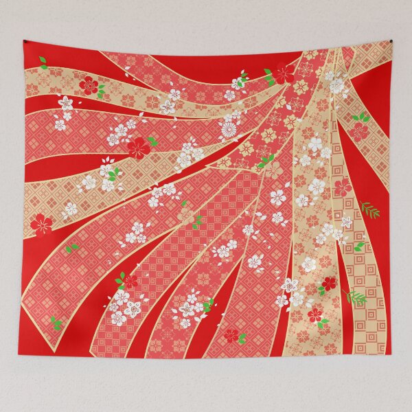 Item preview, Floral Mix Kimono Pattern Spring designed and sold by urrin DESIGN.
