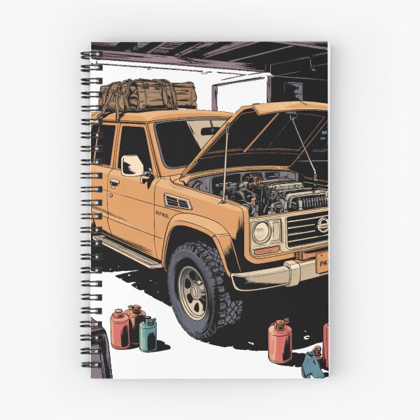 Item preview, Retro 4x4 Repair Scene – Adventure-Ready Patrol Art designed and sold by ClassicMotion.