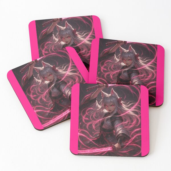 Item preview, Kitsune Warrior of the Crimson Blades designed and sold by ArgentoArt.