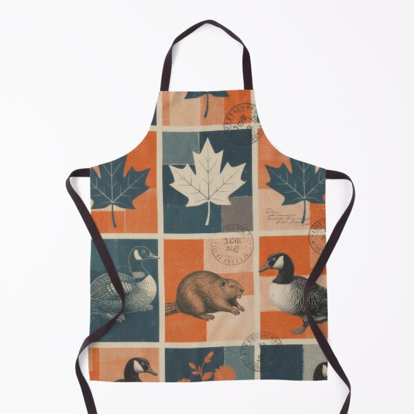 Item preview, Vintage Canadian stamps with geese and maple leaves designed and sold by CoffeeinBloom.
