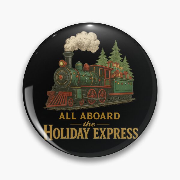 Item preview, All Aboard the Holiday Express - Vintage Christmas Shirt designed and sold by PunchDrop.