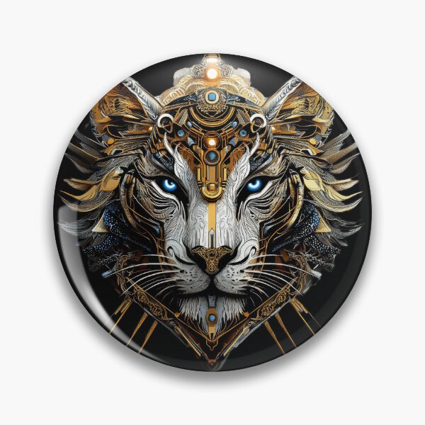 Item preview, Regal Cyber Tiger With Sapphire Eyes designed and sold by Daagath.