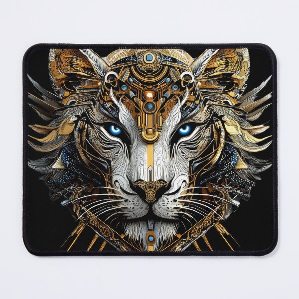 Item preview, Regal Cyber Tiger With Sapphire Eyes designed and sold by Daagath.
