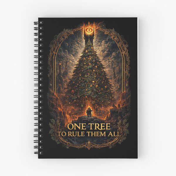 Item preview, One Tree to Rule Them All – Christmas Dark Fantasy Art designed and sold by DandoLaTalla.