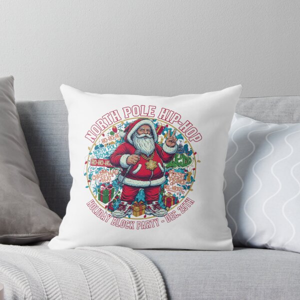Item preview, North Pole Hip-Hop Santa — Holiday Block Party Graffiti Art designed and sold by Colorful-Garden.