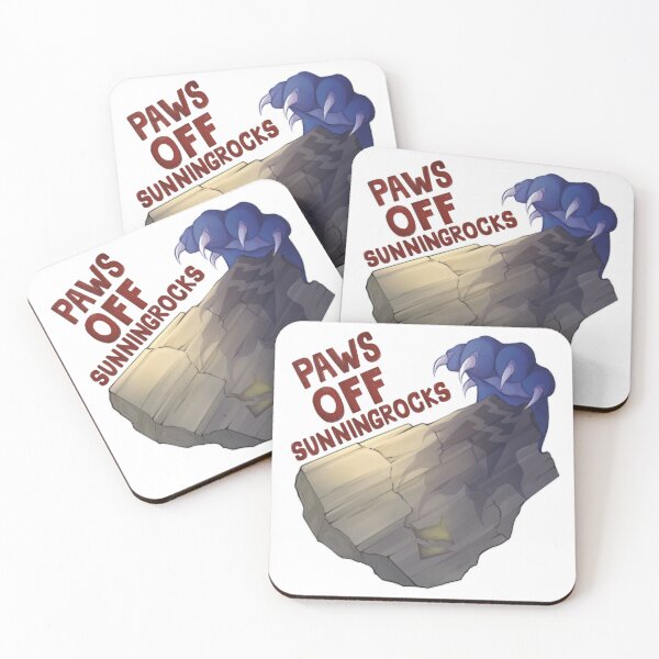 Item preview, Warriors - ThunderClan Propaganda Sticker - "Paws Off Sunningrocks" designed and sold by AriVBF.