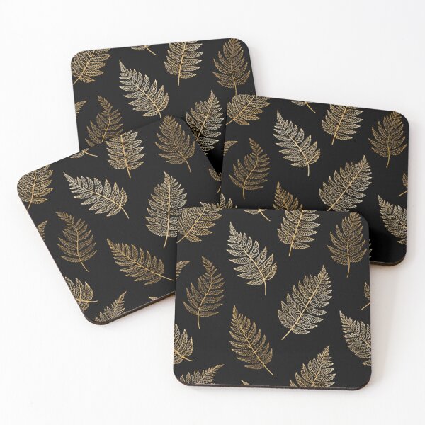 Item preview, Golden fern leaves  designed and sold by Lol&love.