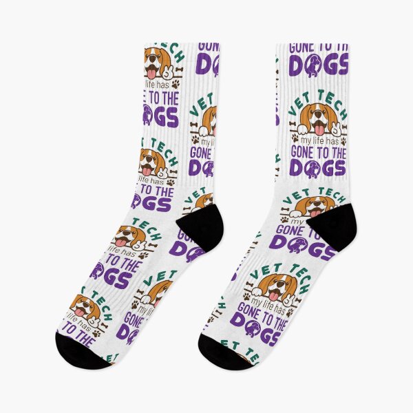 Item preview, Vet Tech My Life Has Gone to the Dogs designed and sold by jaygo.