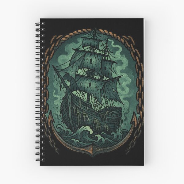 Item preview, The Flying Dutchman Ghost Ship | Neo-Traditional Tattoo Art designed and sold by uNORTHODOX72.