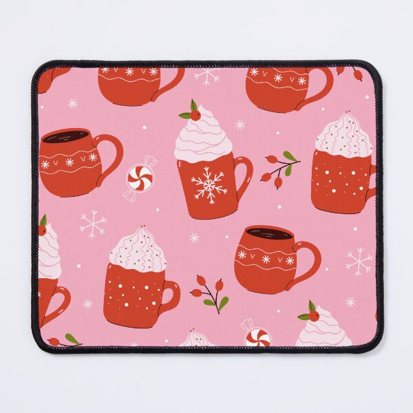 Item preview, Cozy Pink Christmas Hot Chocolate designed and sold by newburyboutique.