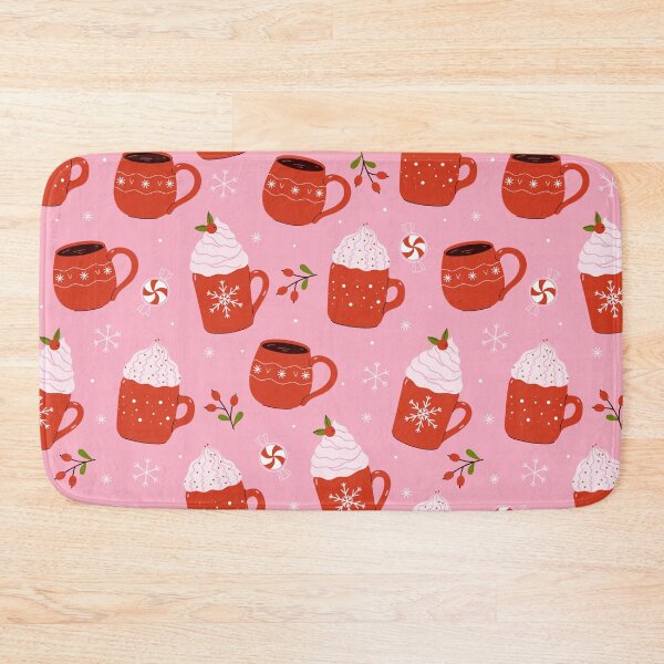 Item preview, Cozy Pink Christmas Hot Chocolate  designed and sold by newburyboutique.