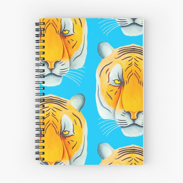 Item preview, Tiger head portrait design sky blue background unique big cat present gift designed and sold by Arniesart85.