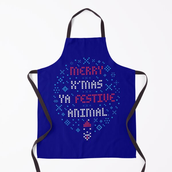 Item preview, Merry X’mas, Ya Festive Animal – Cross‑Stitch Pixel Graphic designed and sold by gstevensonart.