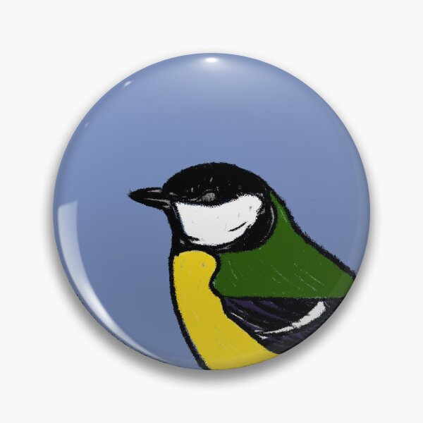 Item preview, Great Tit – Bold Pop Art Bird Illustration by GW-ART designed and sold by GWARTGB.