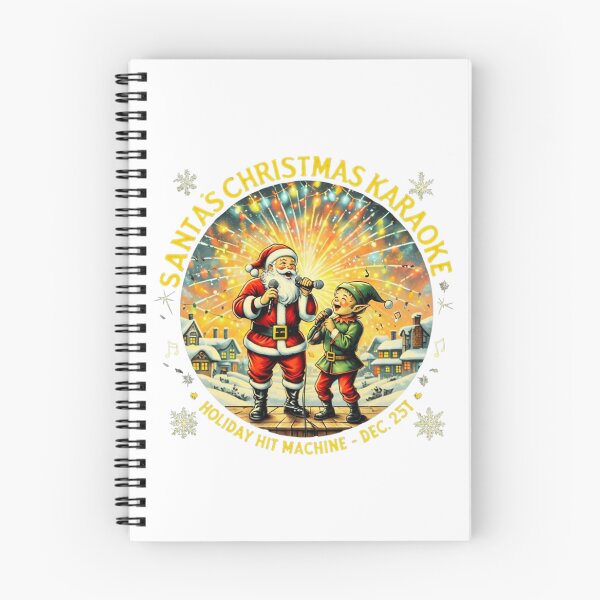 Item preview, Santa's Christmas Karaoke — Holiday Hit Machine Singer designed and sold by Colorful-Garden.