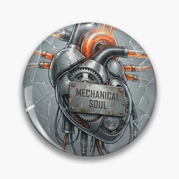 Item preview, Mechanical Soul – Steampunk Cyberpunk Heart T-Shirt designed and sold by MiracleDroplet.