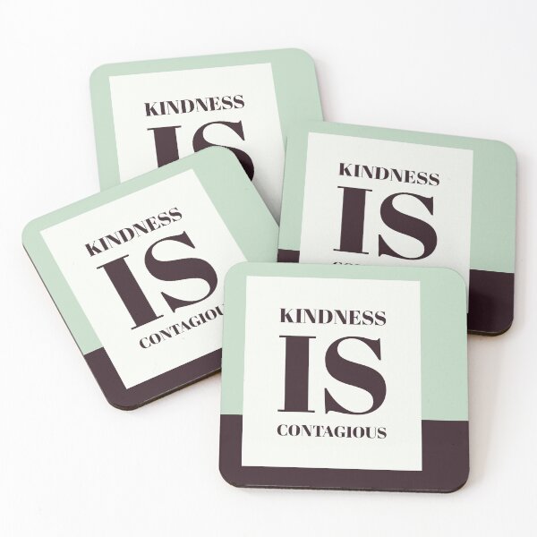 Item preview, Kindness Is Contagious Typography designed and sold by WahkonsaLodge.
