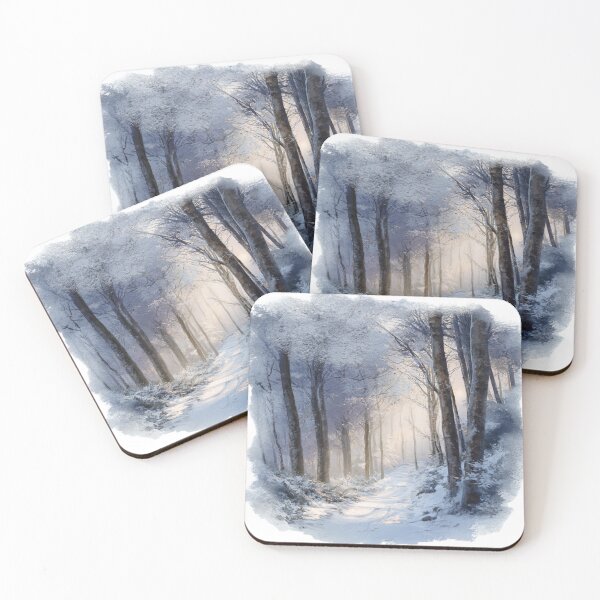 Item preview, Winter forest path designed and sold by Lol&love.