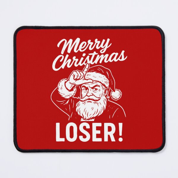 Item preview, Merry Christmas Loser Funny Santa Art designed and sold by Victor Shadehorn.