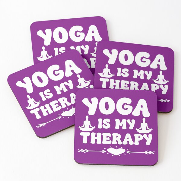 Item preview, Yoga Is My Therapy. Funny Yoga Quote. Meditation Therapy.  designed and sold by DesignHouse07.