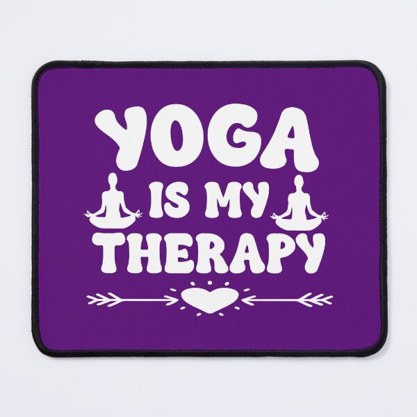 Item preview, Yoga Is My Therapy. Funny Yoga Quote. Meditation Therapy.  designed and sold by DesignHouse07.