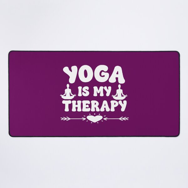 Item preview, Yoga Is My Therapy. Funny Yoga Quote. Meditation Therapy. designed and sold by DesignHouse07.