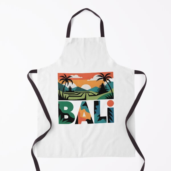 Item preview, Bali Island Minimalist Contemporary Art Print – Tropical Paradise Line Art designed and sold by OzzFrequency.