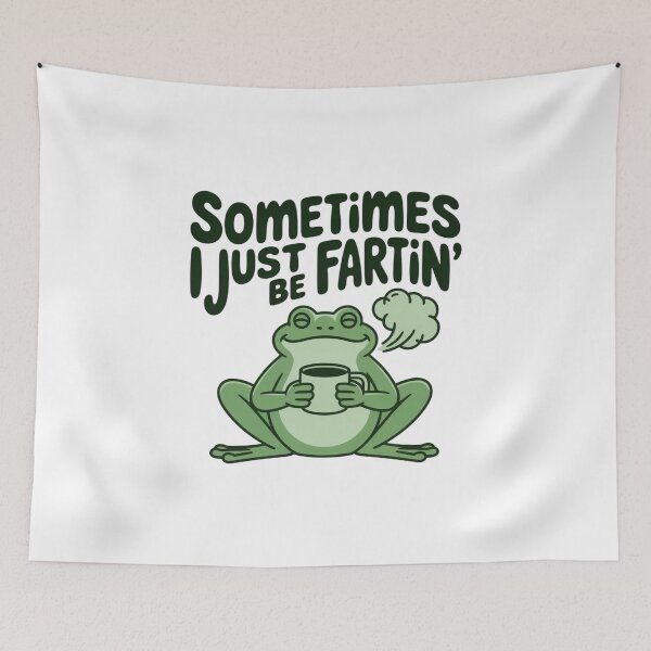 Item preview, Funny Frog Sometimes I Just Be Fartin Weirdcore  designed and sold by faridman.