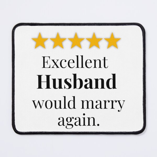 Item preview, Funny Five Star husband Rating – Best Dad Ever Humorous Father Design designed and sold by CasualSarcasmCo.