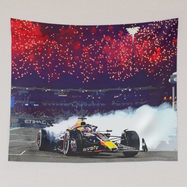 Item preview, Max Verstappen celebrating his world championship in Abu Dhabi designed and sold by Rodissimus1984.