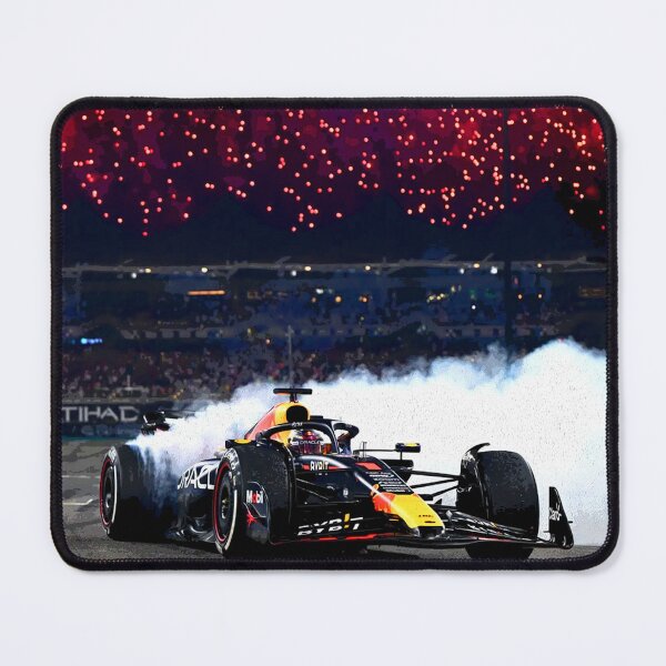 Item preview, Max Verstappen celebrating his world championship in Abu Dhabi abstract designed and sold by Rodissimus1984.