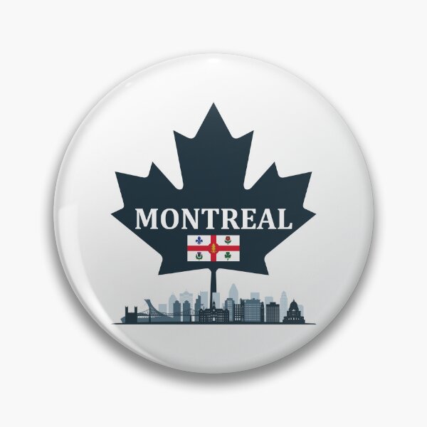 Item preview, Montreal Skyline & Maple Leaf – City Flag Design for Travel Lovers designed and sold by J0b4t.