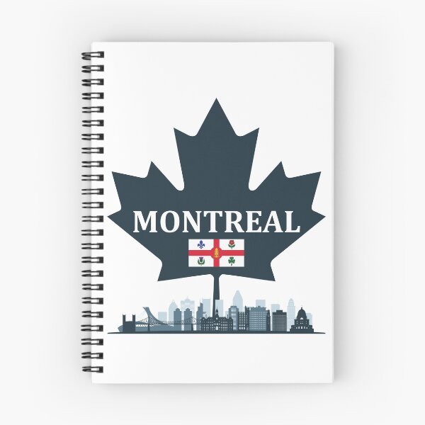 Item preview, Montreal Skyline & Maple Leaf – City Flag Design for Travel Lovers designed and sold by J0b4t.
