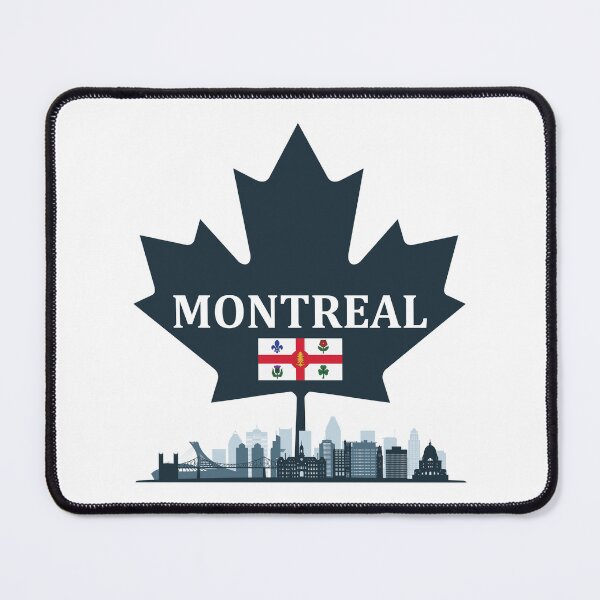 Item preview, Montreal Skyline & Maple Leaf – City Flag Design for Travel Lovers designed and sold by J0b4t.