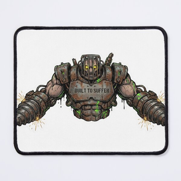Item preview, Built to Suffer – Dieselpunk Torture Mech T-Shirt designed and sold by MiracleDroplet.