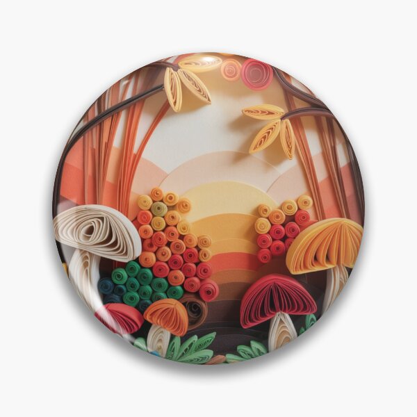 Item preview, Autumn,gifts of the forest,quilling style. designed and sold by elegantpaterns.