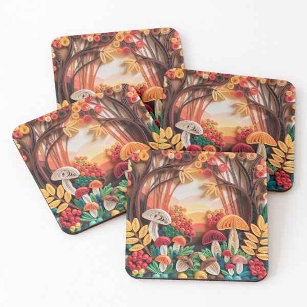 Item preview, Autumn,gifts of the forest,quilling style. designed and sold by elegantpaterns.