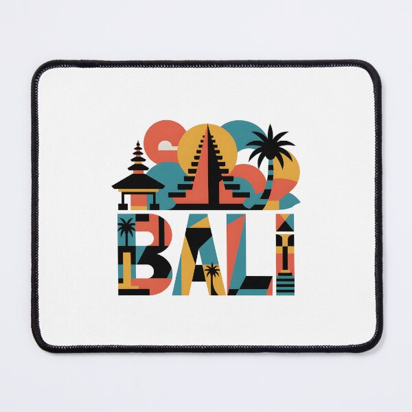 Item preview, Bali Island Minimalist Contemporary Art Print – Tropical Paradise Line Art designed and sold by OzzFrequency.