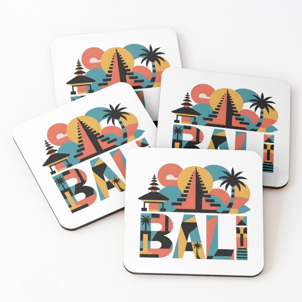 Item preview, Bali Island Minimalist Contemporary Art Print – Tropical Paradise Line Art designed and sold by OzzFrequency.