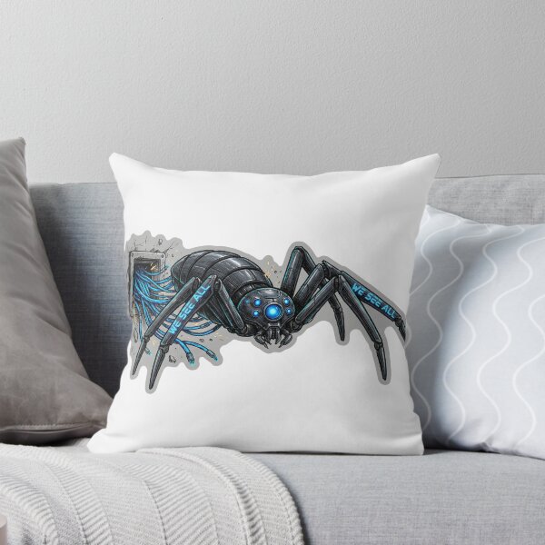 Item preview, We See All – Surveillance Cyber Spider Drone T-Shirt designed and sold by MiracleDroplet.