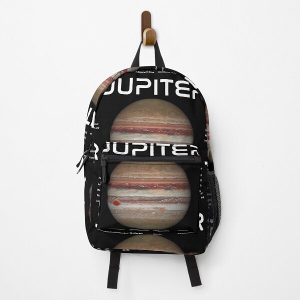 Item preview, Jupiter Solar System Nasa Picture and Stats Card Astronomy Space Science Teacher White Text designed and sold by MathWare MathClips.
