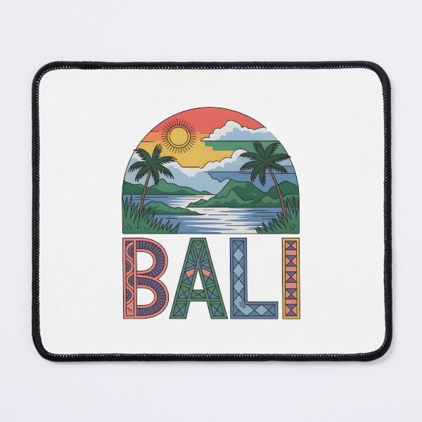 Item preview, Bali Island Minimalist Contemporary Art Print – Tropical Paradise Line Art designed and sold by OzzFrequency.