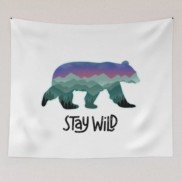 Item preview, Stay Wild  designed and sold by TrisselShop.