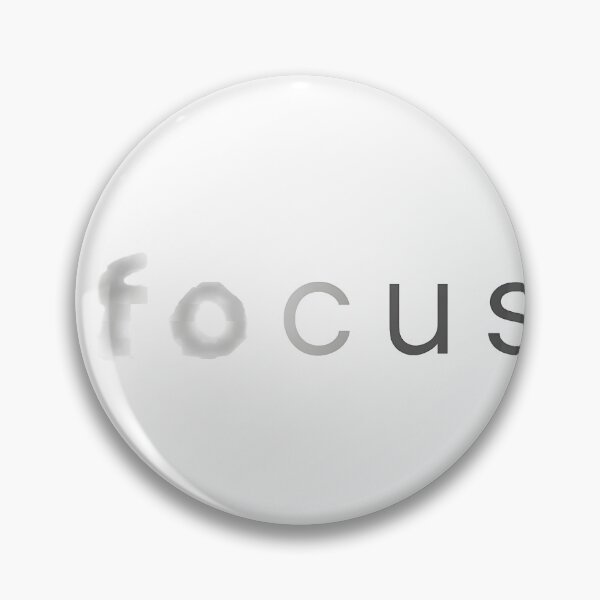 Item preview, FOCUS Minimalist Blur to Sharp Typography Tshirt T-Shirt designed and sold by Craftitect.