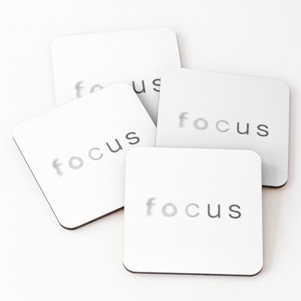 Item preview, FOCUS Minimalist Blur to Sharp Typography Tshirt T-Shirt designed and sold by Craftitect.