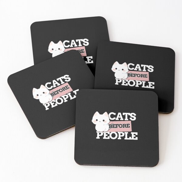 Item preview, Cats Before People – Funny Cat Lover Design designed and sold by CielaNoir.