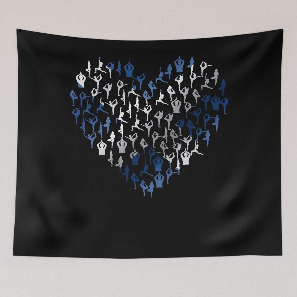 Item preview, Scotland Yoga Heart Gift | Scottish Yoga Lover Design designed and sold by Loom on the Loch.
