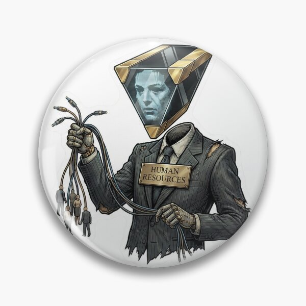 Item preview, Human Resources – Corporate Dystopia AI Overlord T-Shirt designed and sold by MiracleDroplet.